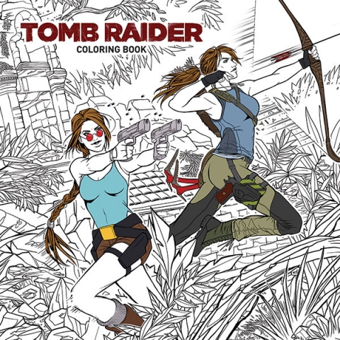Tomb Raider Colouring Book