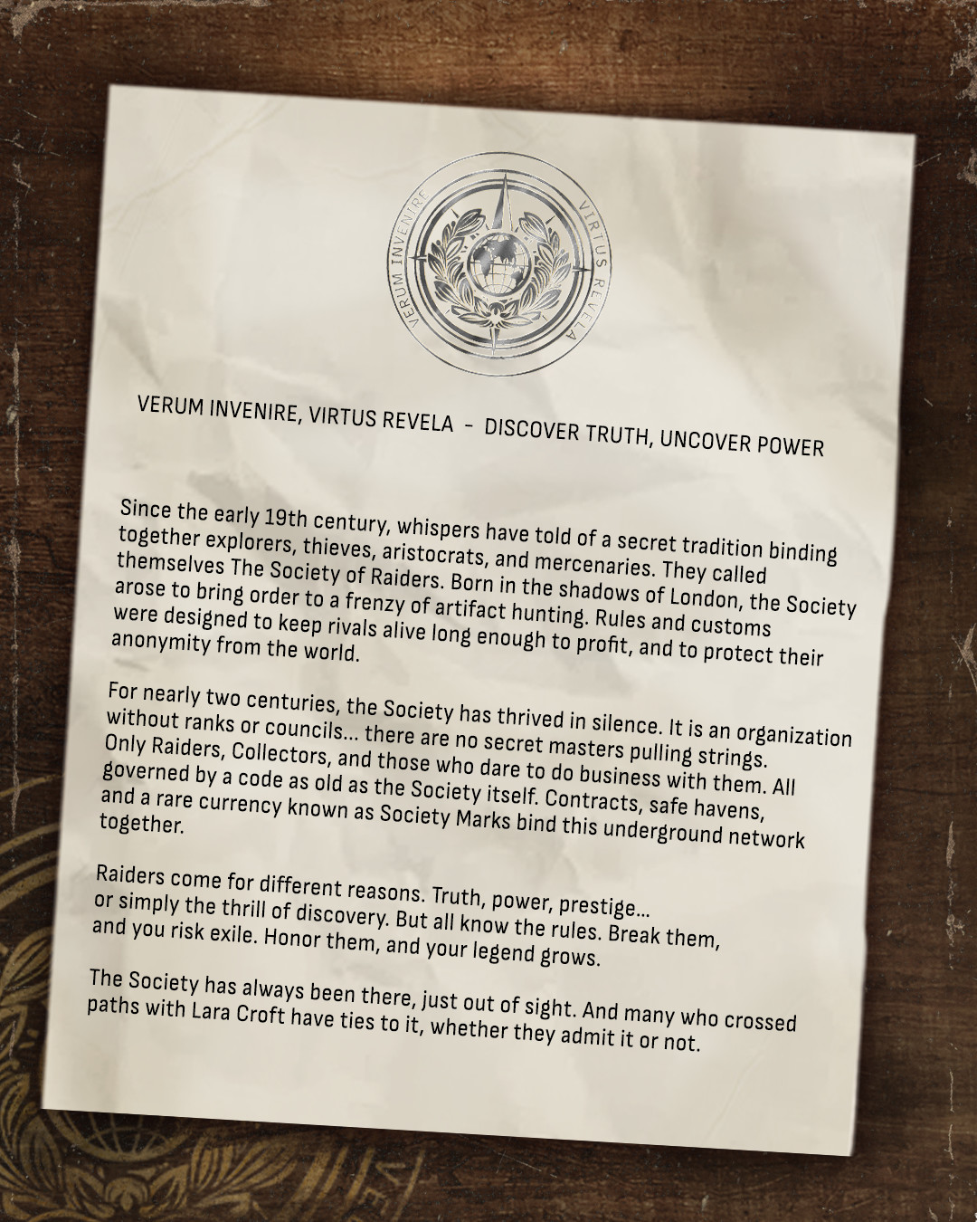 Croft Manor Archives, Tomb Raider, Crystal Dynamics