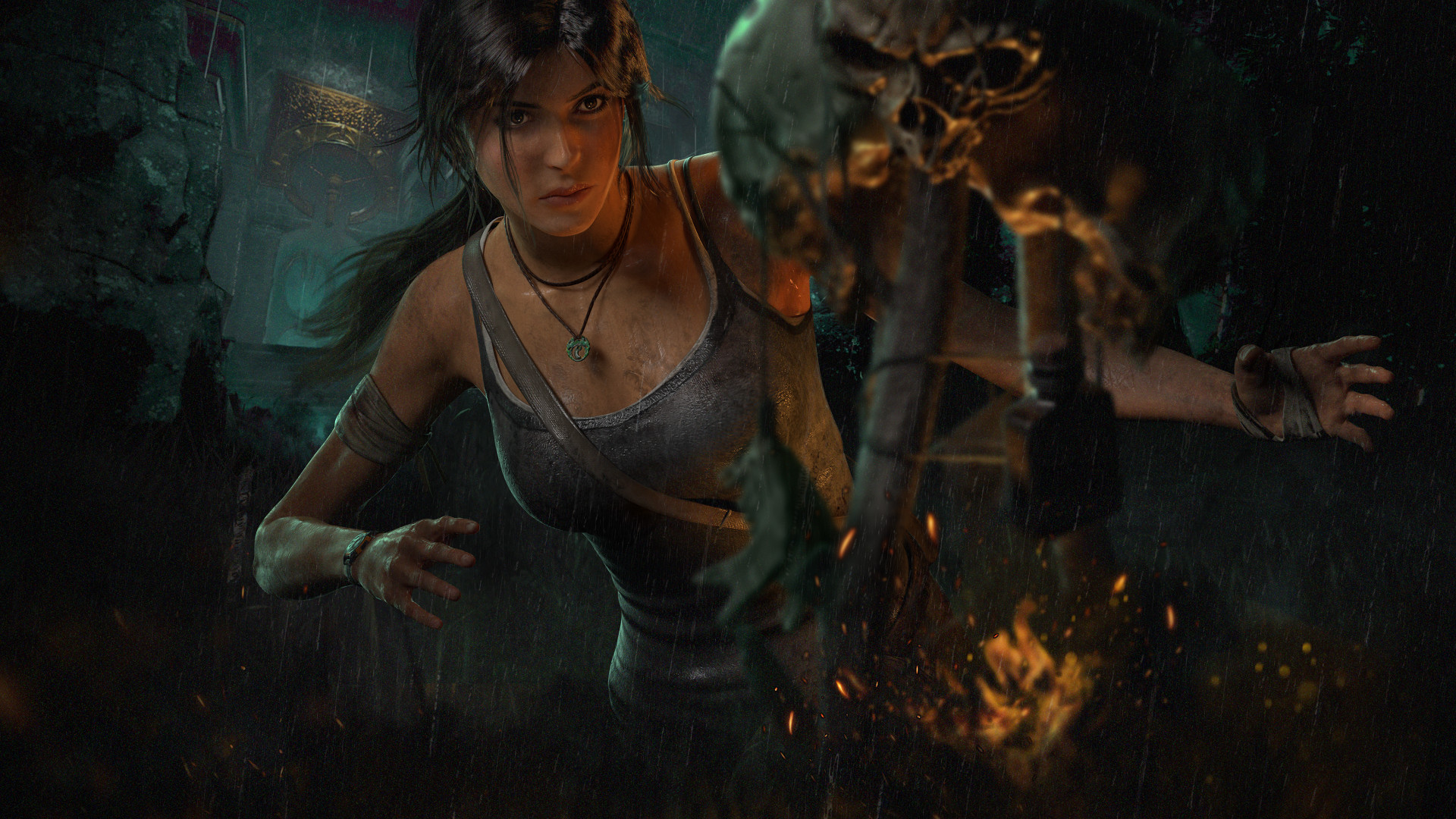 Lara Croft in Dead by Daylight