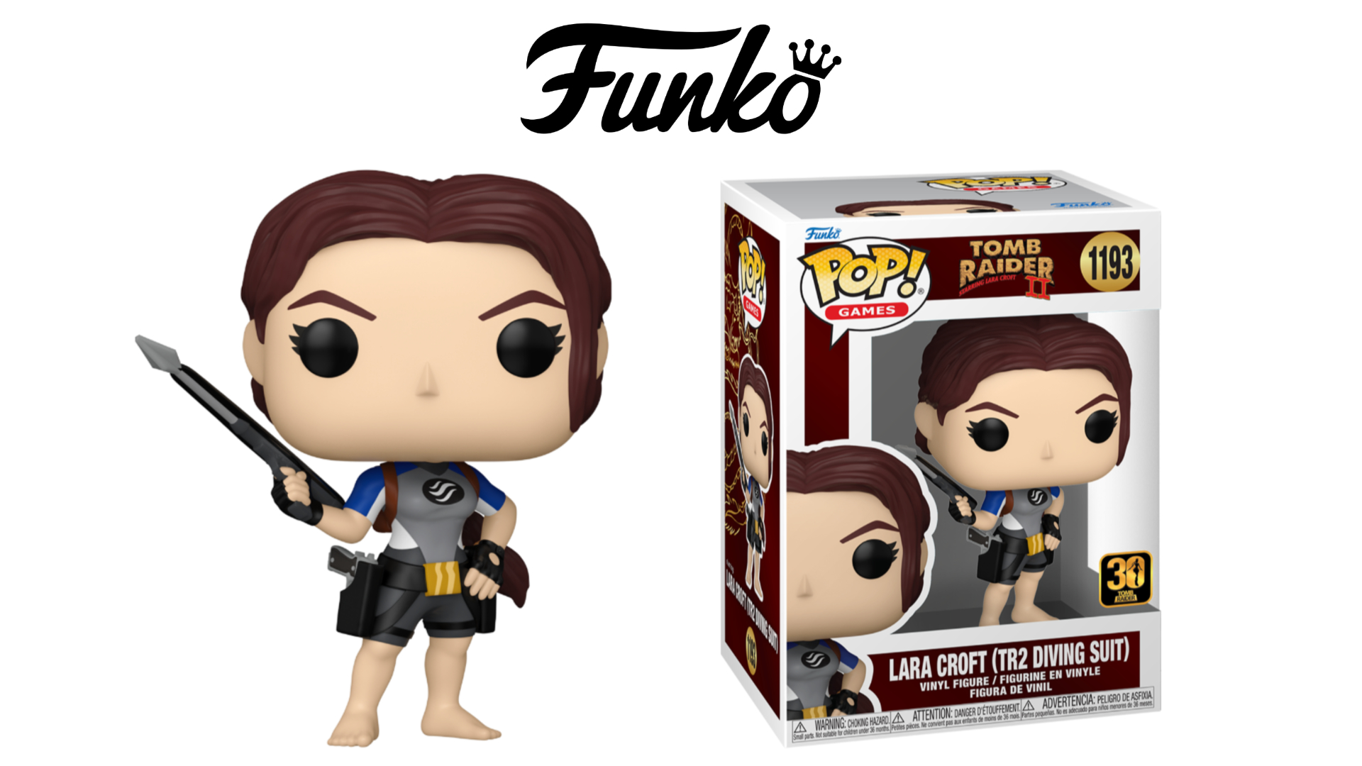 Lara Croft, Tomb Raider, Funko, Crystal Dynamics