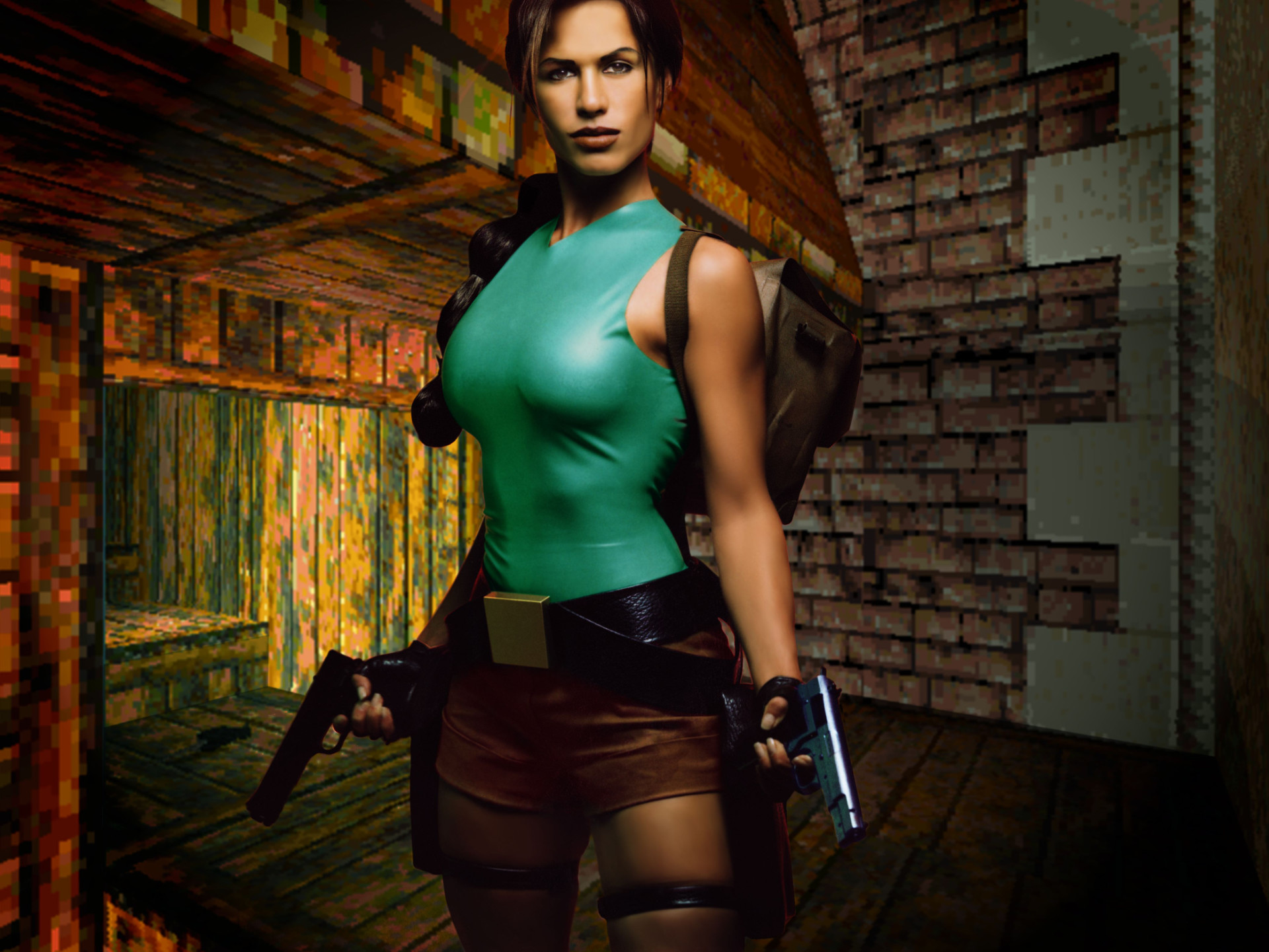 Rhona Mitra as Lara Croft