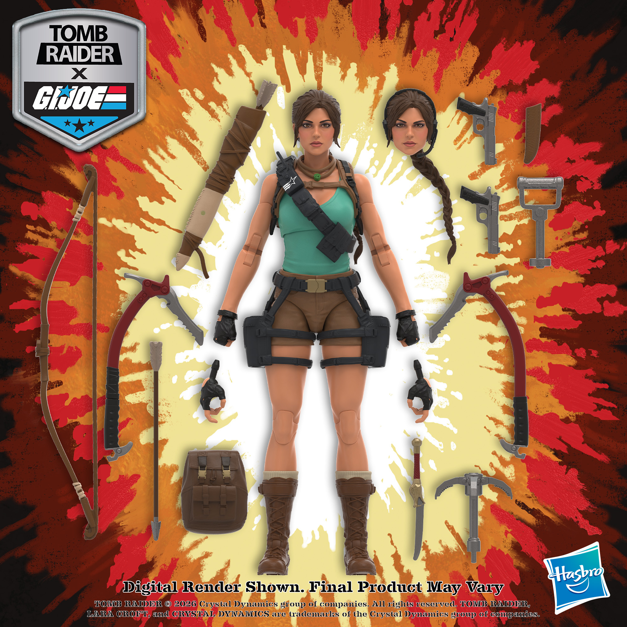 Hasbro, G.I. JOE, Lara Croft, Tomb Raider, Crystal Dynamics