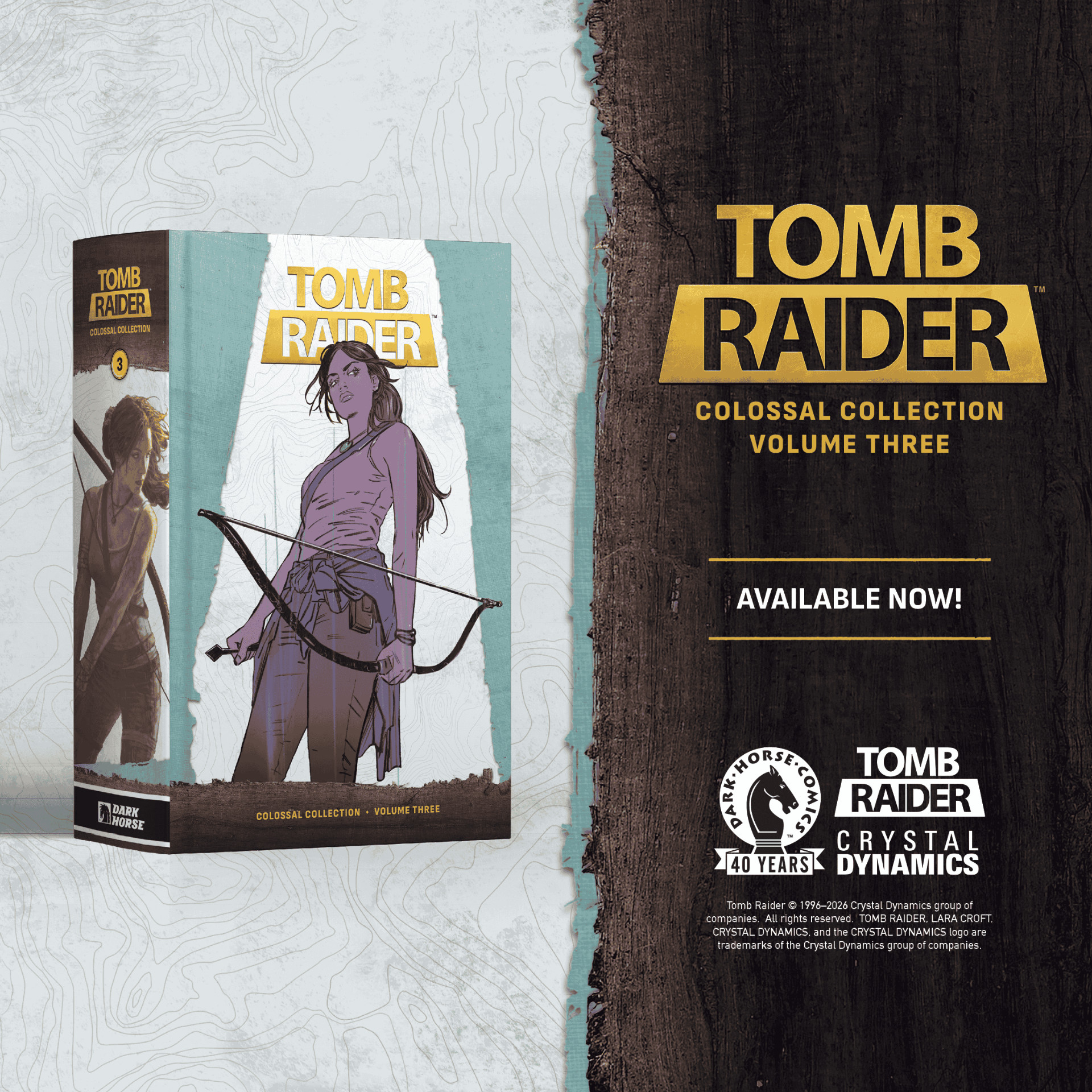 Tomb Raider Colossal Collection Volume 3, Dark Horse, Crystal Dynamics