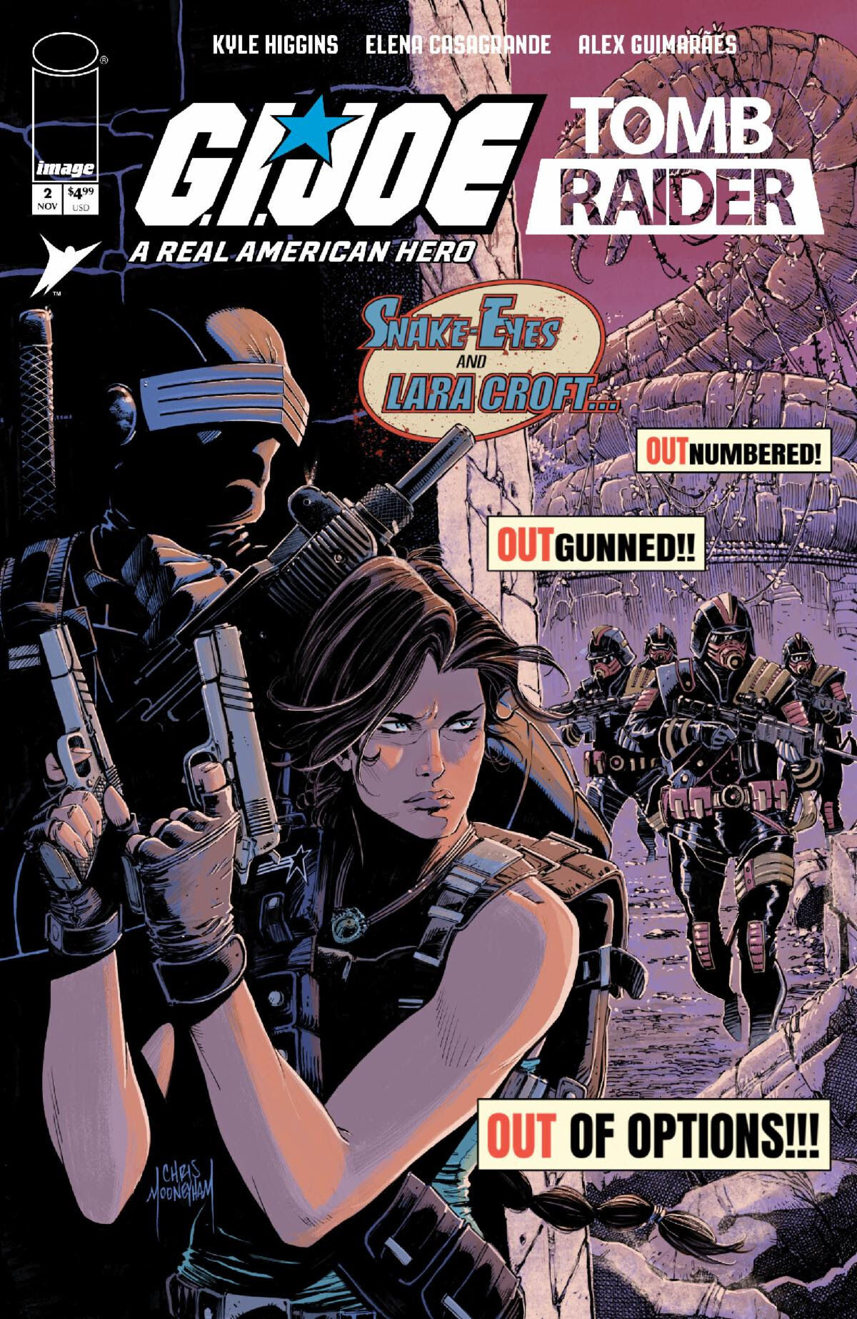 GI Joe A Real American Hero, Tomb Raider, Skybound, Image Comics, Hasbro and Crystal Dynamics