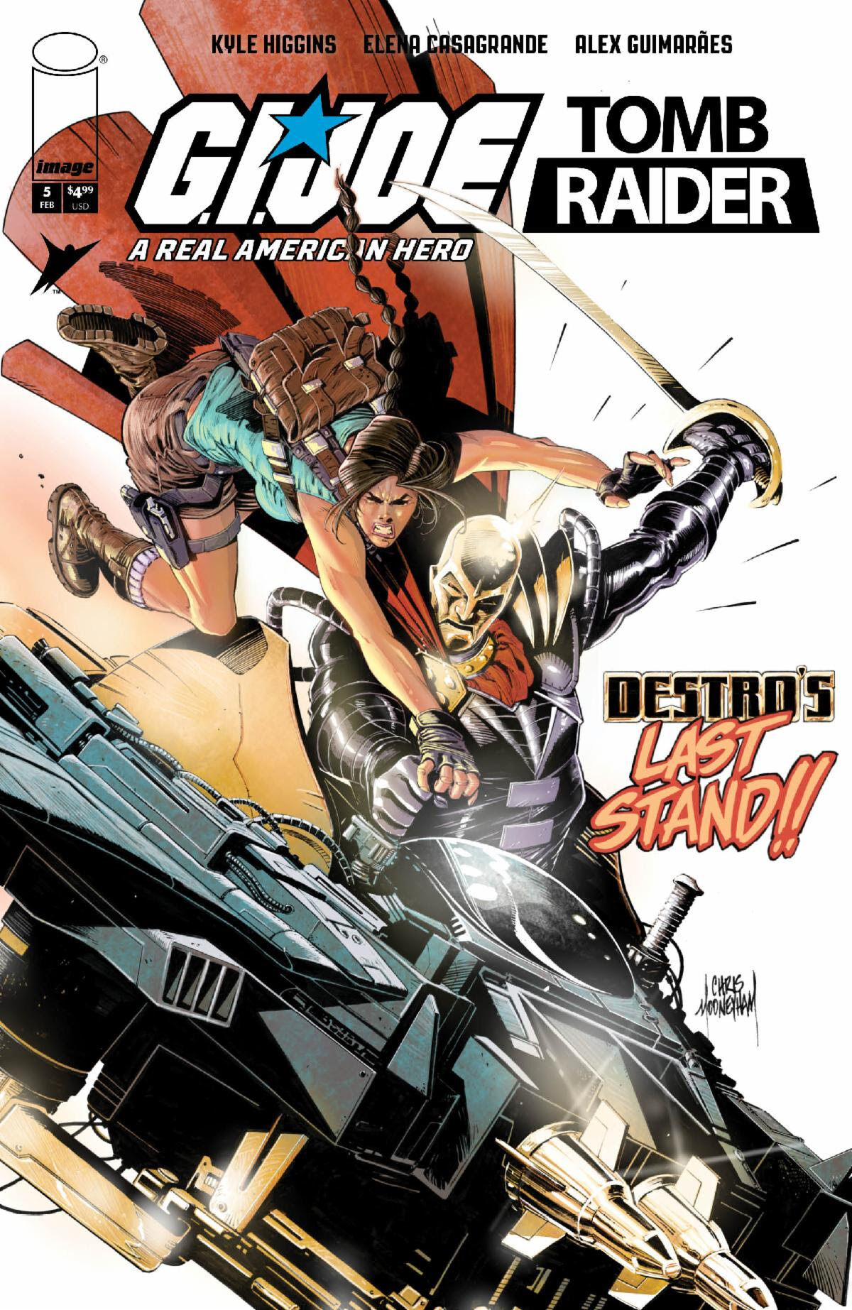 GI Joe A Real American Hero, Tomb Raider, Skybound, Image Comics, Hasbro and Crystal Dynamics
