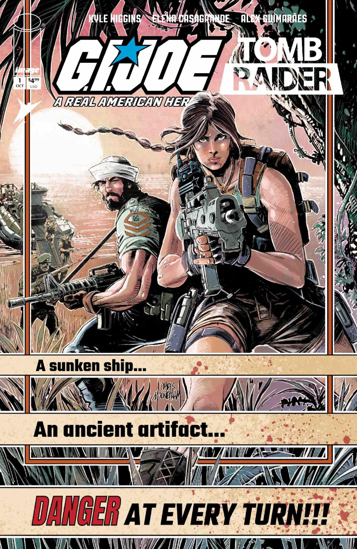 GI Joe A Real American Hero, Tomb Raider, Skybound, Image Comics, Hasbro and Crystal Dynamics