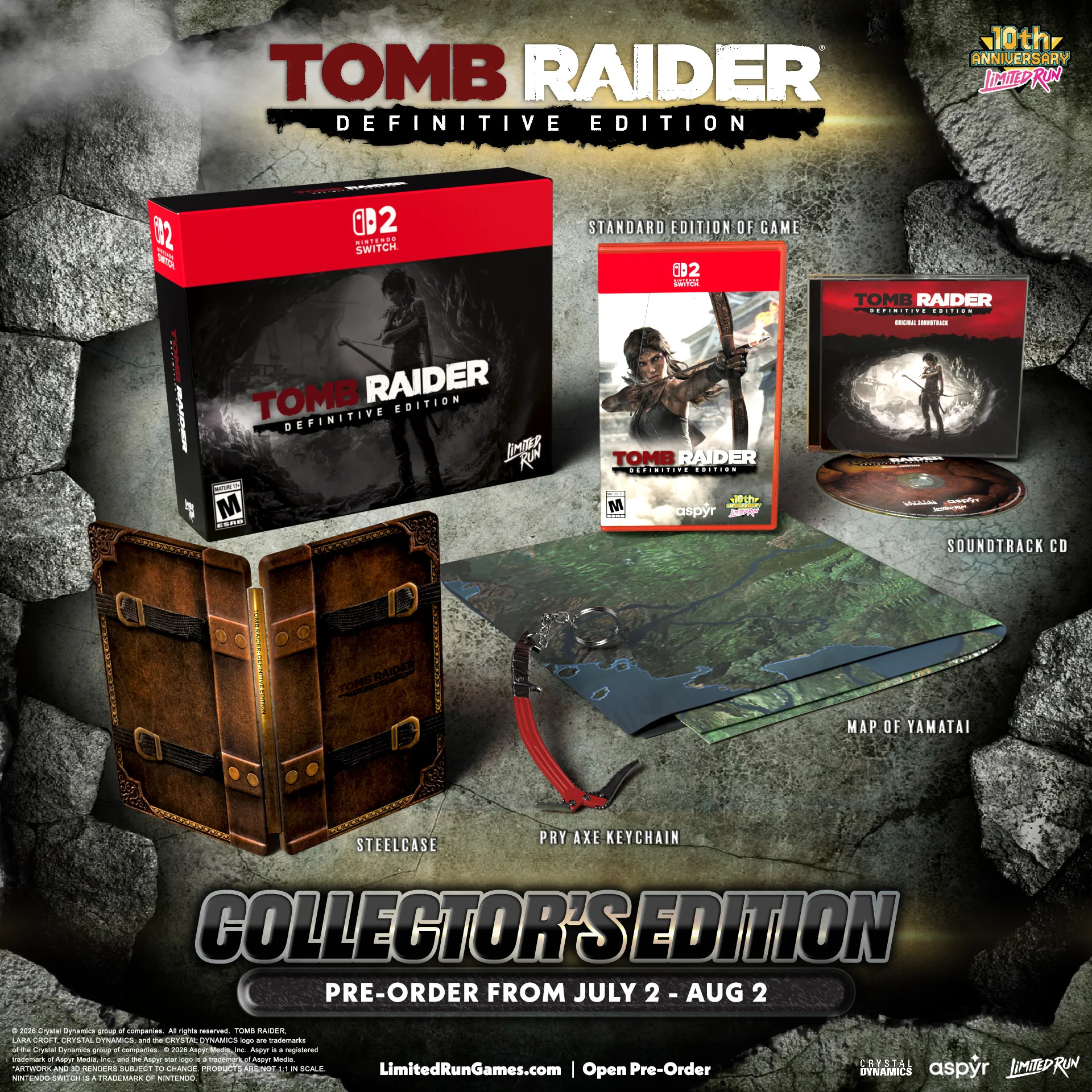 Tomb Raider Definitive Edition, Nintendo Switch 2, Aspyr Media, Crystal Dynamics