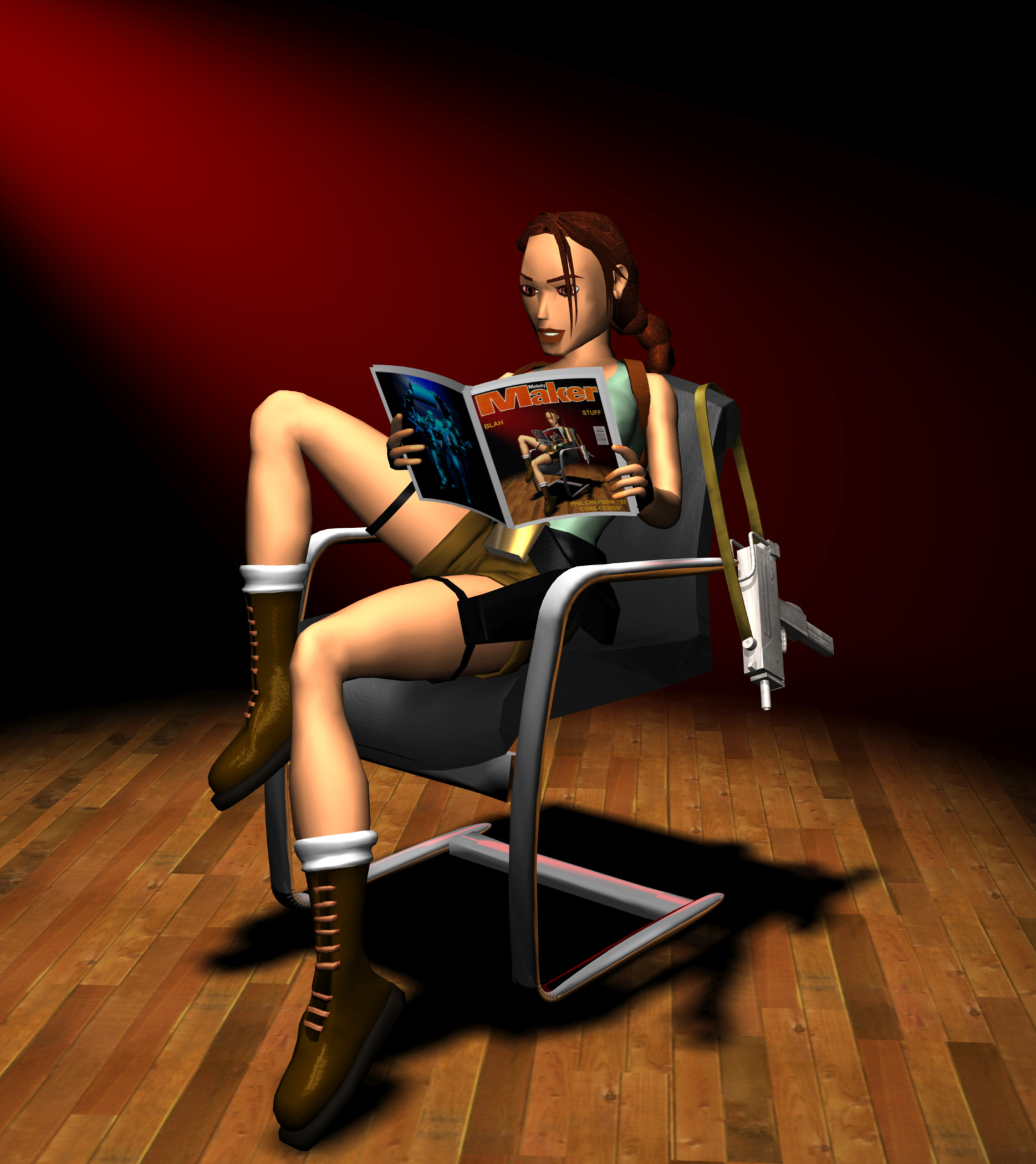 Lara Croft in Tomb Raider