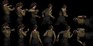 Lara Croft Reflections Animation Artwork