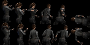 Lara Croft Reflections Animation Artwork