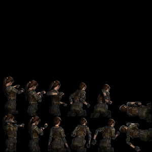 Lara Croft Reflections Animation Artwork