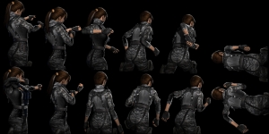 Lara Croft Reflections Animation Artwork