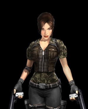 Lara Croft Reflections Card Artwork