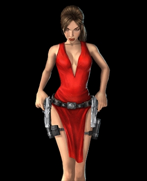 Lara Croft Reflections Card Artwork
