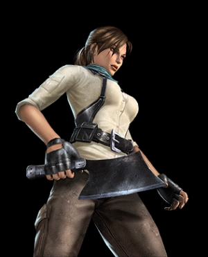 Lara Croft Reflections Card Artwork
