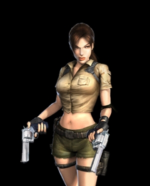 Lara Croft Reflections Card Artwork