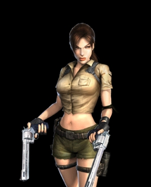 Lara Croft Reflections Card Artwork