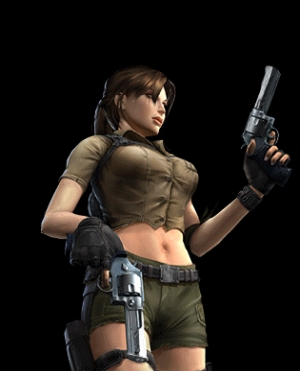 Lara Croft Reflections Card Artwork