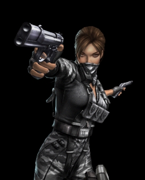 Lara Croft Reflections Card Artwork
