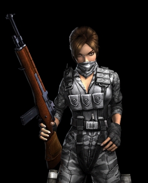 Lara Croft Reflections Card Artwork
