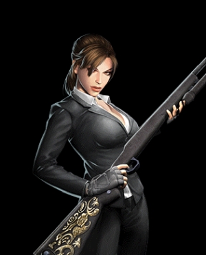 Lara Croft Reflections Card Artwork