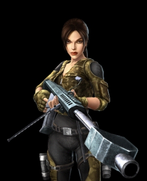 Lara Croft Reflections Card Artwork