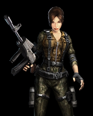 Lara Croft Reflections Card Artwork