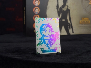 Figgyz Tomb Raider Collectors Box Set Holo Plate Numbered Coin