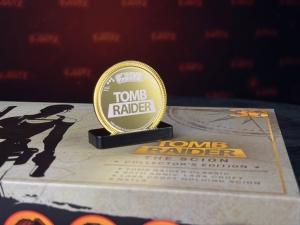 Figgyz Tomb Raider Collectors Box Set Holo Plate Numbered Coin