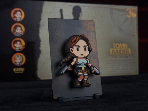 Figgyz Tomb Raider Collectors Box Set Holo Plate Numbered Coin