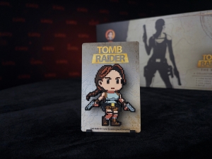 Figgyz Tomb Raider Collectors Box Set Holo Plate Numbered Coin