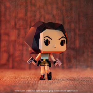 Funko POP Games Lara Croft Polygonal Vinyl Figure