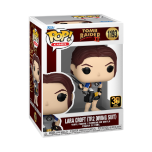 Funko POP Games Lara Croft Tomb Raider II Diving Suit Vinyl Figure