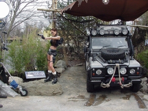 Jill de Jong Tomb Raider The Ride Photo Shoot