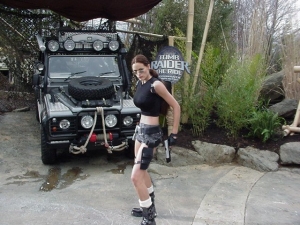 Jill de Jong Tomb Raider The Ride Photo Shoot
