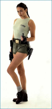 Natalie Cook as Lara Croft