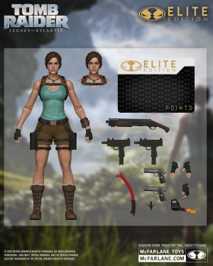 Lara Croft Tomb Raider Legacy of Atlantis McFarlane Elite Edition