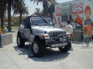 Lara Croft Tomb Raider The Cradle Of Life starring Angelina Jolia Rubicon Jeep Photos