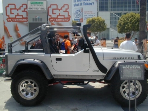 Lara Croft Tomb Raider The Cradle Of Life starring Angelina Jolia Rubicon Jeep Photos
