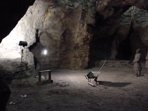 Lara Croft Tomb Raider The Cradle Of Life starring Angelina Jolia On Set Photos