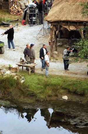 Lara Croft Tomb Raider The Cradle Of Life starring Angelina Jolia On Set Photos