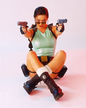 Lara Croft Models Nell McAndrew Lara Croft Photoshoot