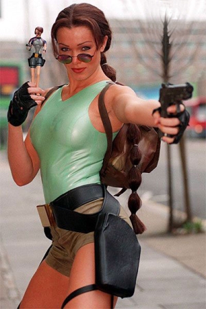 Lara Croft Models Nell McAndrew Pictures