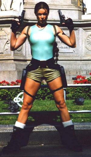 Lara Croft Models Nell McAndrew Pictures