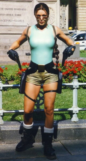 Lara Croft Models Nell McAndrew Pictures
