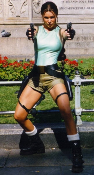 Lara Croft Models Nell McAndrew Pictures