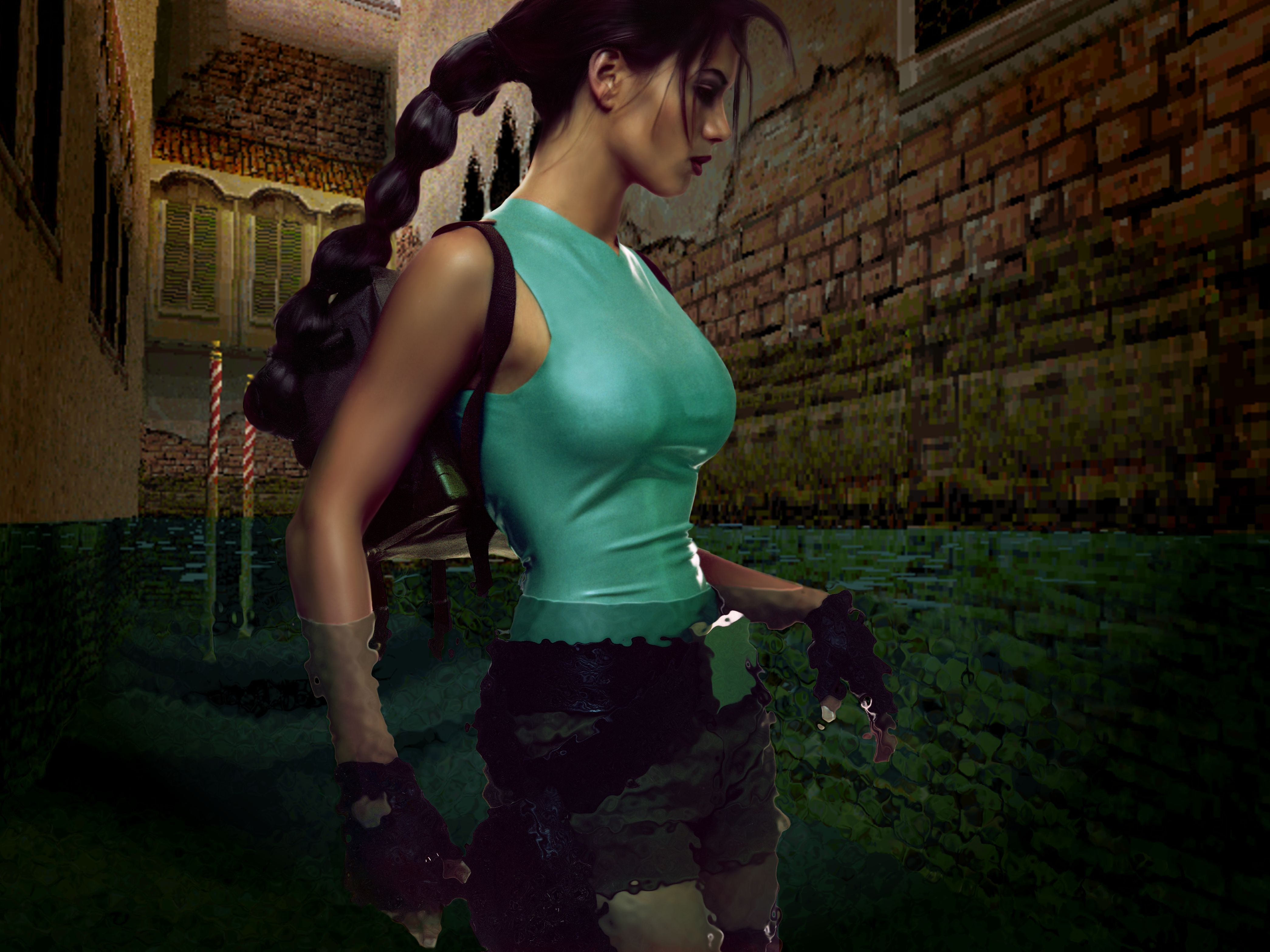 Lara Croft Sankaku