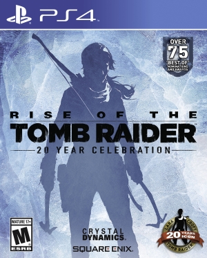 Rise of the Tomb Raider Sony Playstation 4 Box Artwork