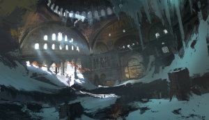 Rise of the Tomb Raider Conceptual Artwork Abandoned Mines