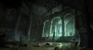Rise of the Tomb Raider Conceptual Artwork Flooded Archives